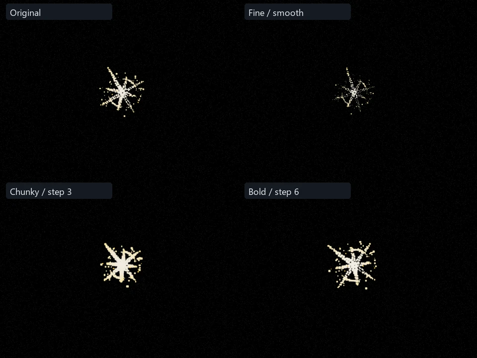 Critical Star preset comparison