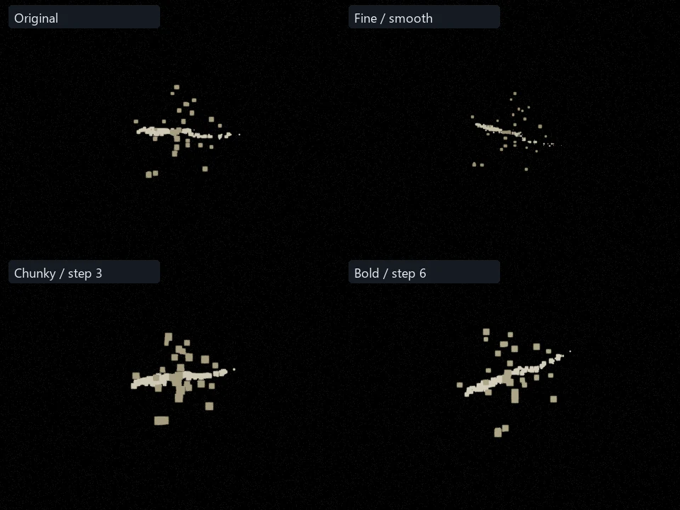 Bone Slash preset comparison