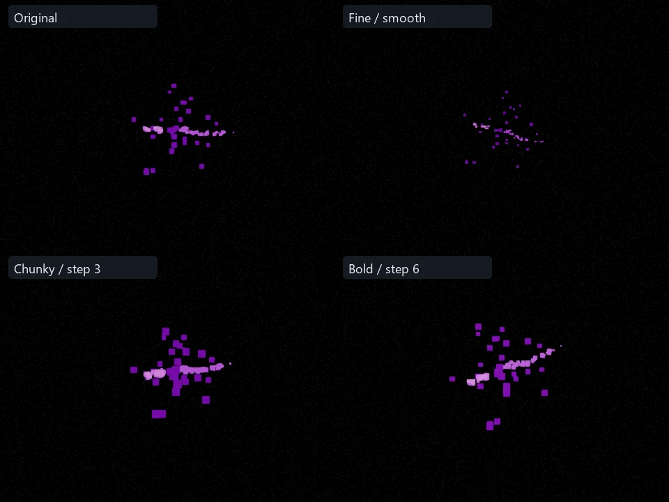 Crystal Slash preset comparison