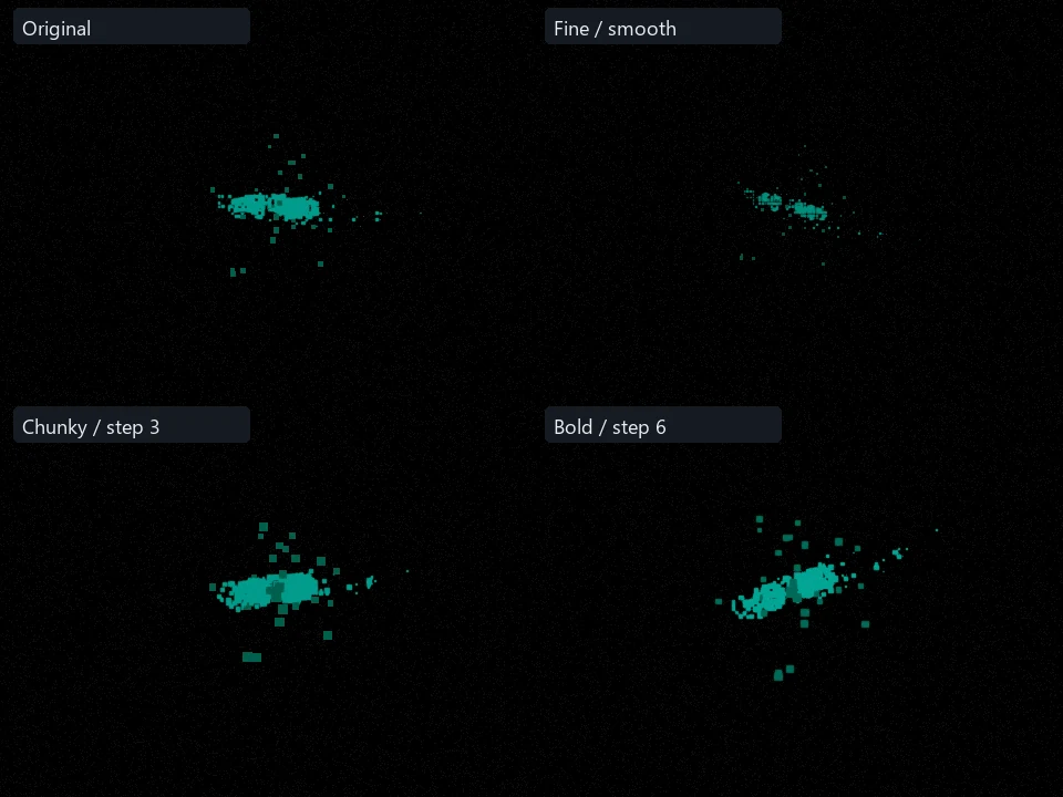 Scales Slash preset comparison