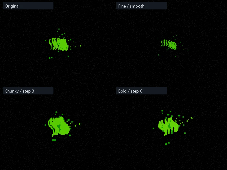 Slime Slash preset comparison