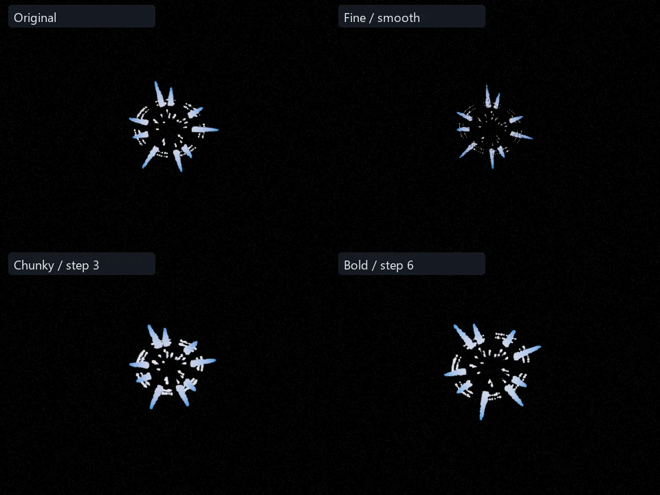 Azure Hollow Star preset comparison