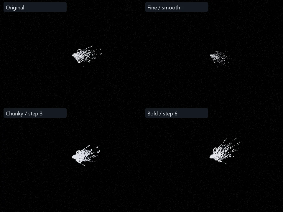 Silver Needle Burst preset comparison
