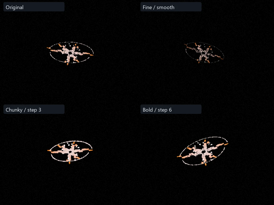 Flare Fracture preset comparison