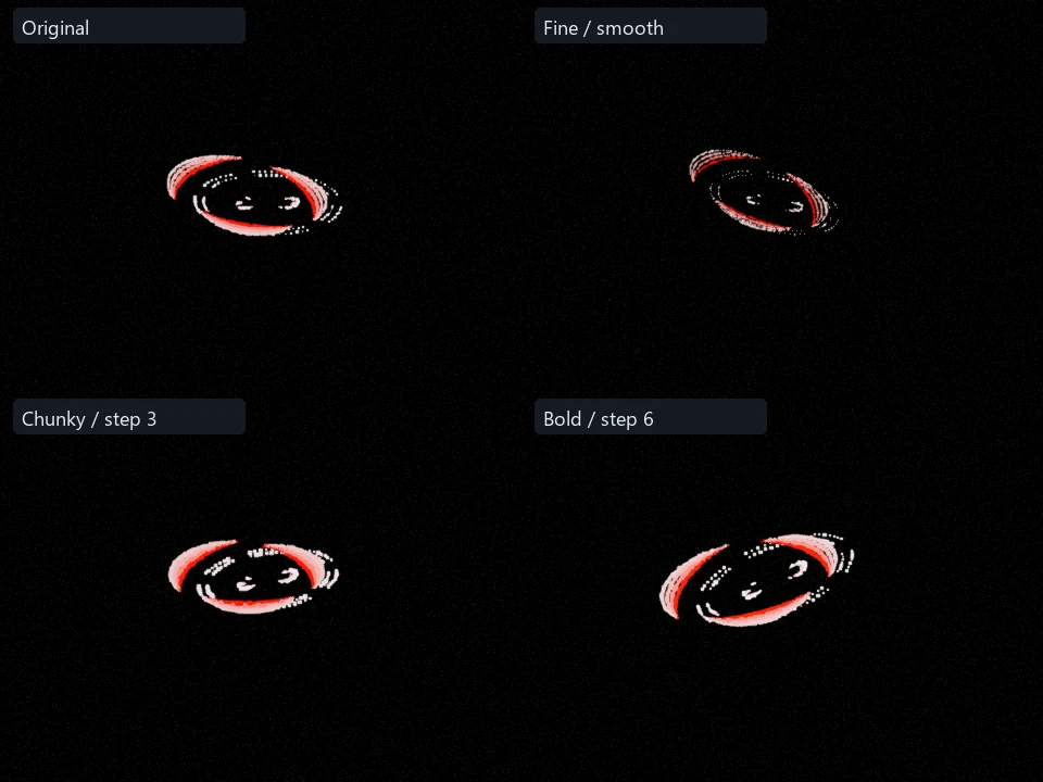 Crimson Crescent Pulse preset comparison