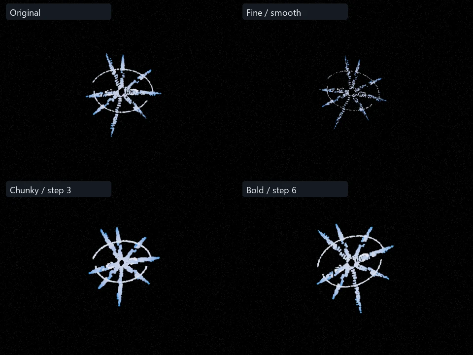 Azure Storm Star preset comparison