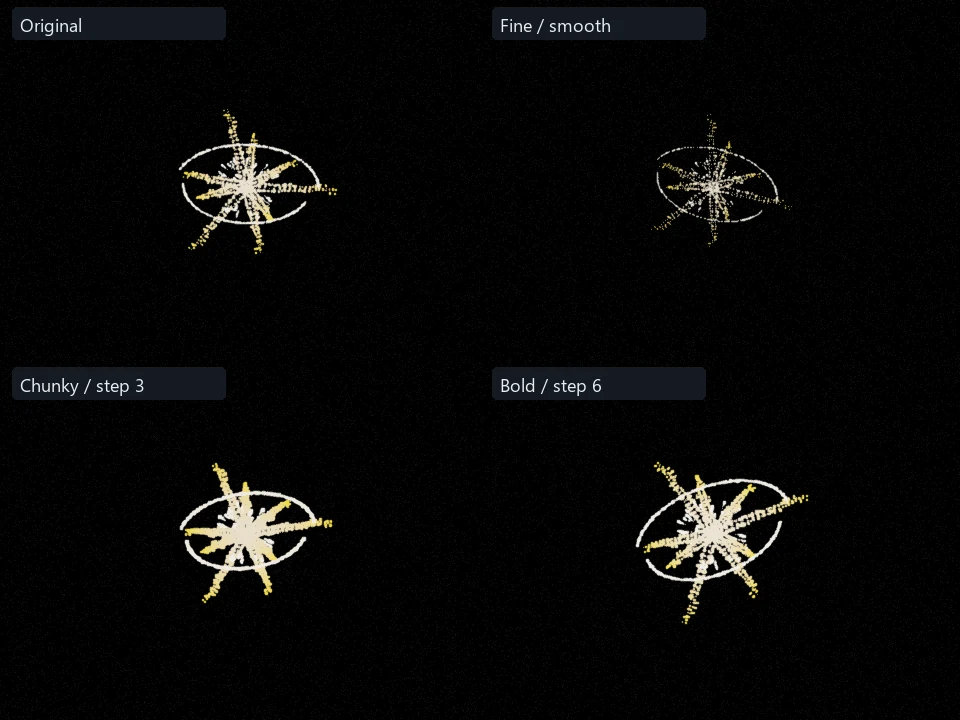Solar Grand Impact preset comparison