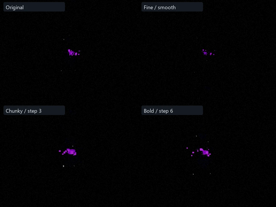 Dark preset comparison