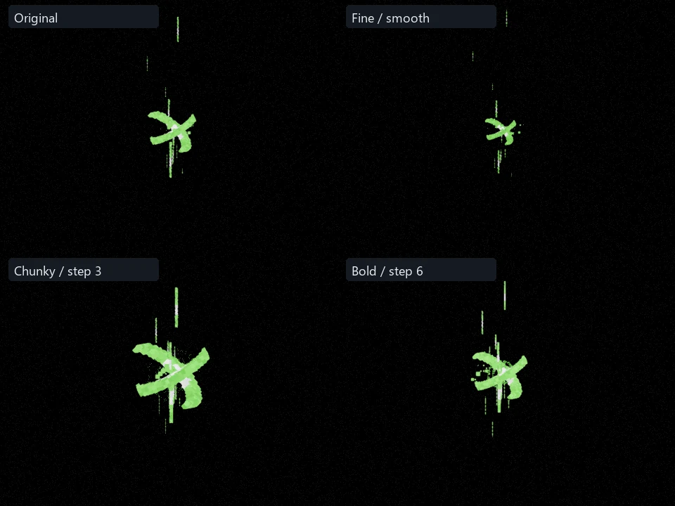Nature preset comparison