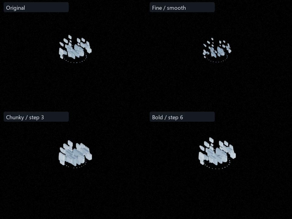 Armor Break preset comparison