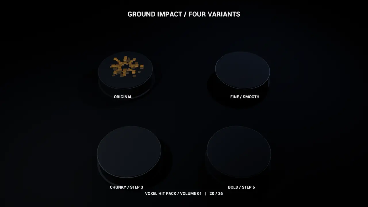 Ground Impact preset comparison