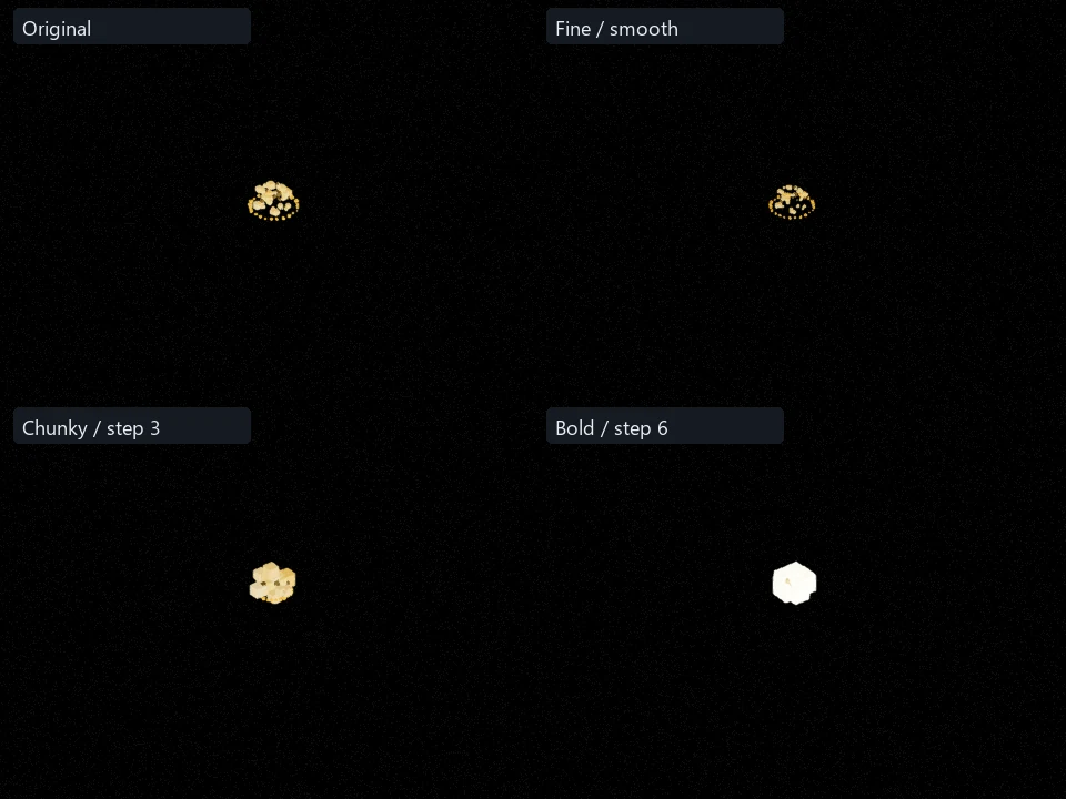 Light Impact preset comparison