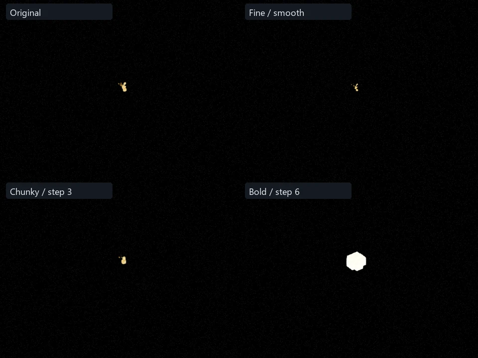 Metal Scrape preset comparison