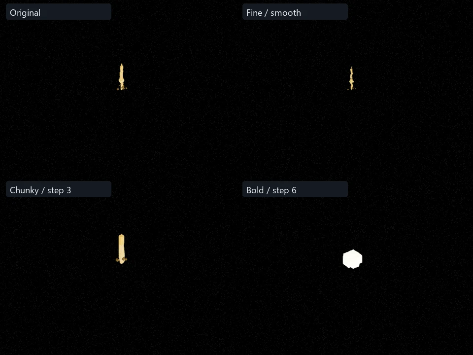 Piercing Hit preset comparison