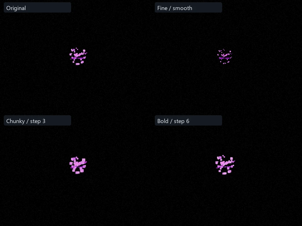 Small Arcane preset comparison
