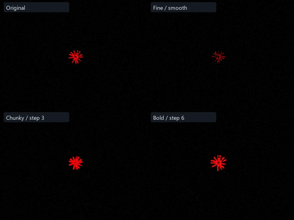 Small Blood preset comparison