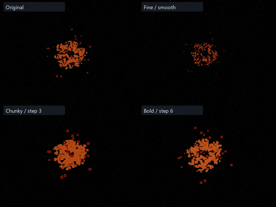 Brick Heavy Strike preset comparison