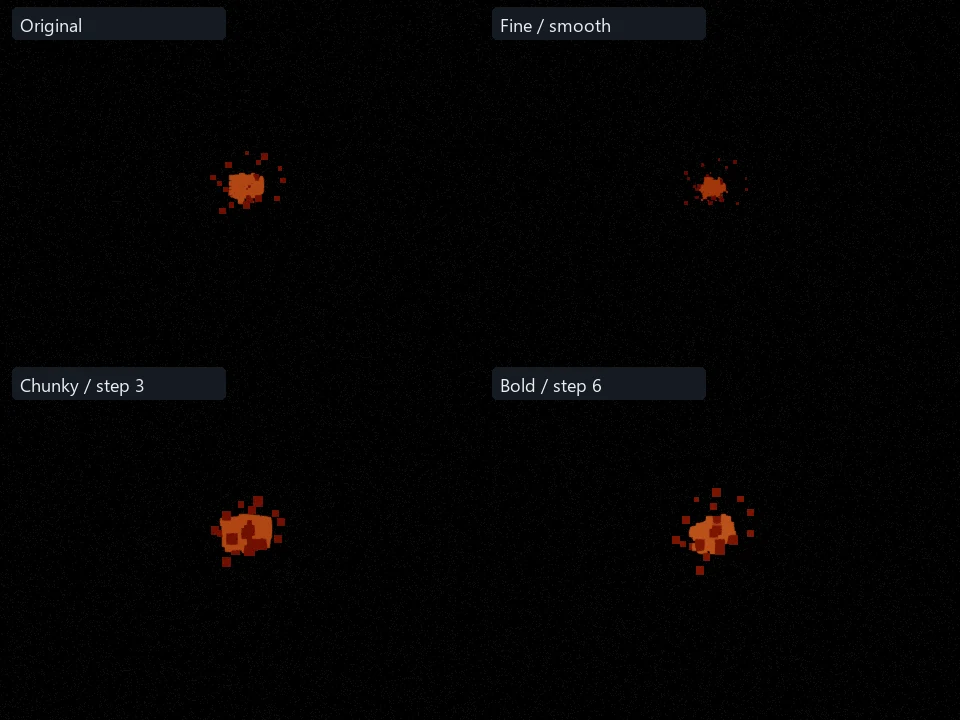Brick Puncture preset comparison