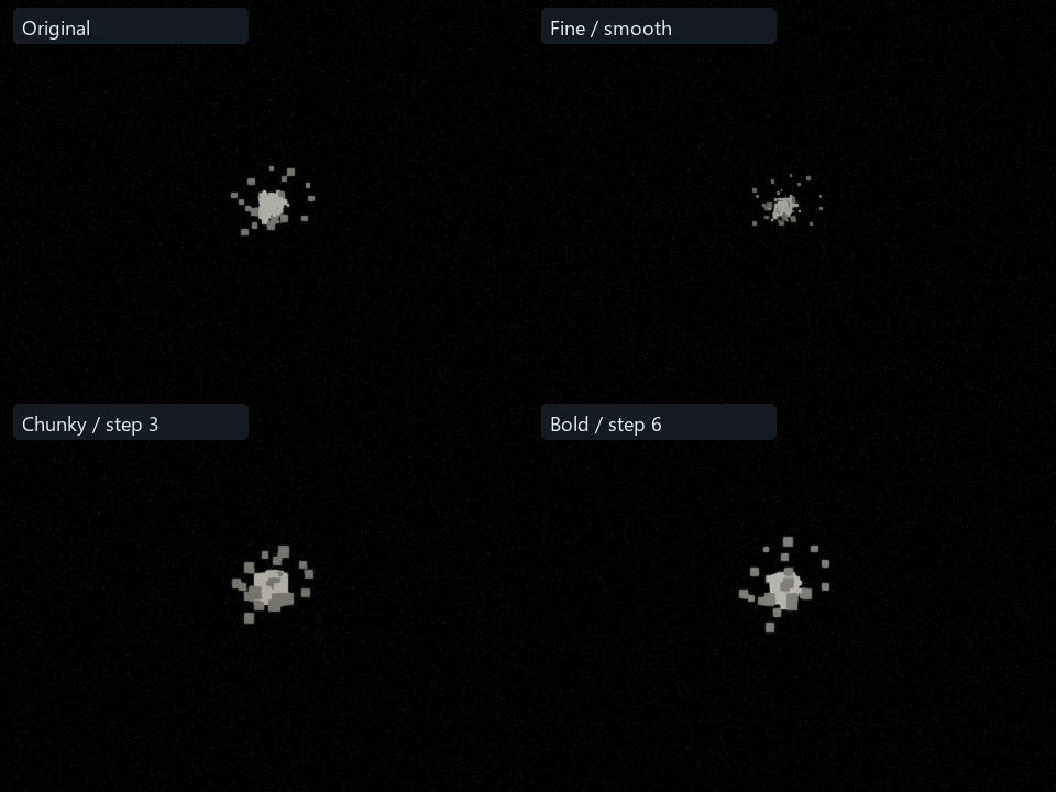Concrete Puncture preset comparison