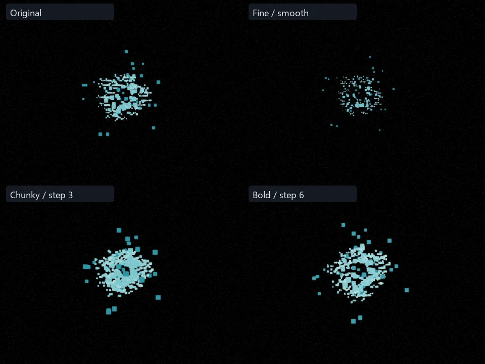 Glass Heavy Strike preset comparison
