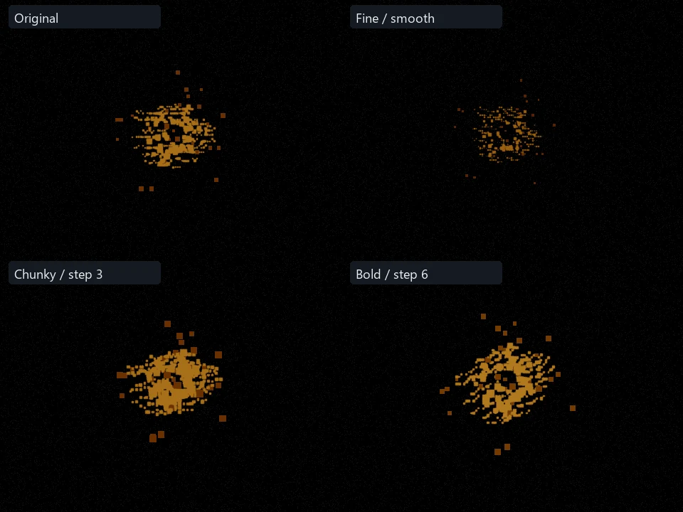Wood Heavy Strike preset comparison